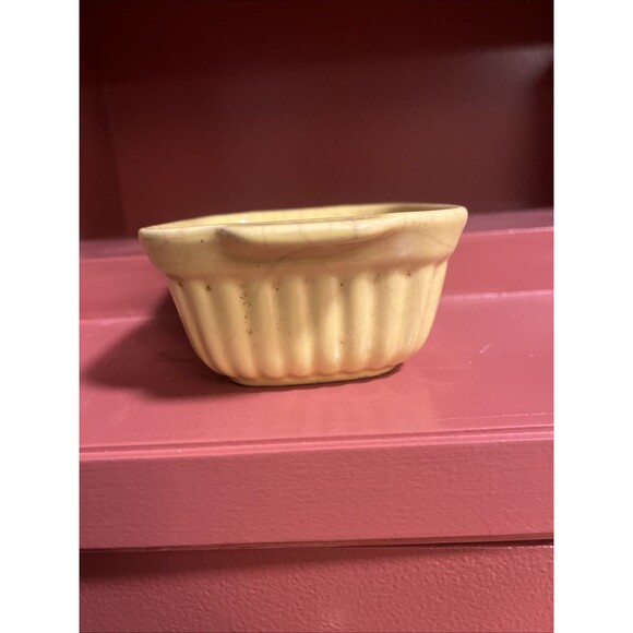 VINTAGE 1983 Pfaltzgraff 16 Ounce Casserole Baking Dish Floral Butter Yellow - Picture 5 of 6